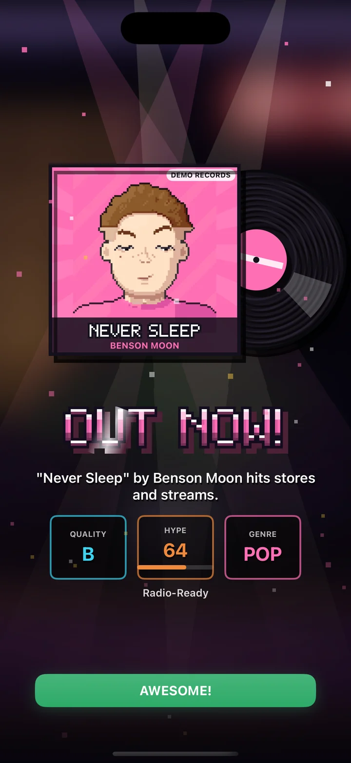 A new single released with cover art